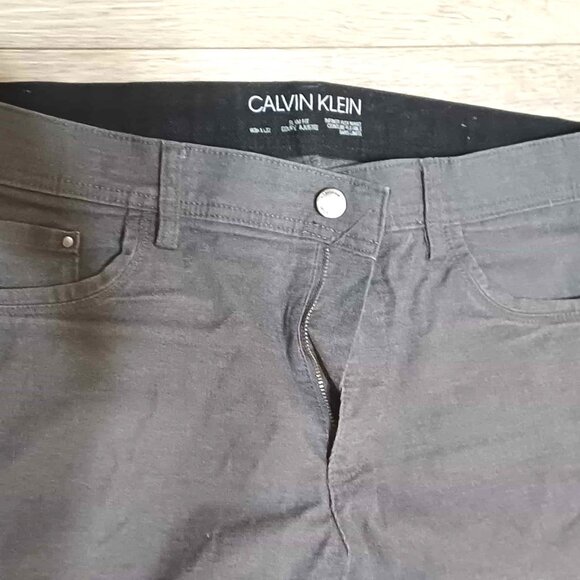 Men's Calvin Klein Chino 36X32 Slim Fit Workwear Formal Pants - Picture 4 of 6